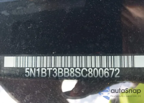 2025 Nissan Rogue Sv Intelligent Awd from USA, damaged, VIN 5N1BT3BB8SC800672